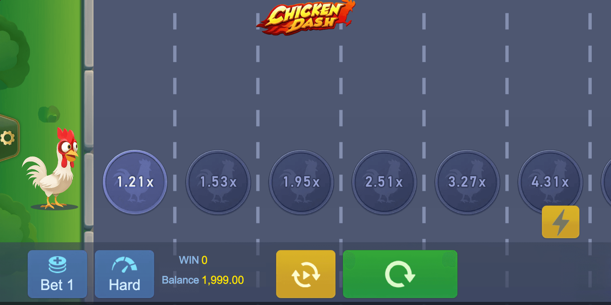 Chicken Dash Symboles