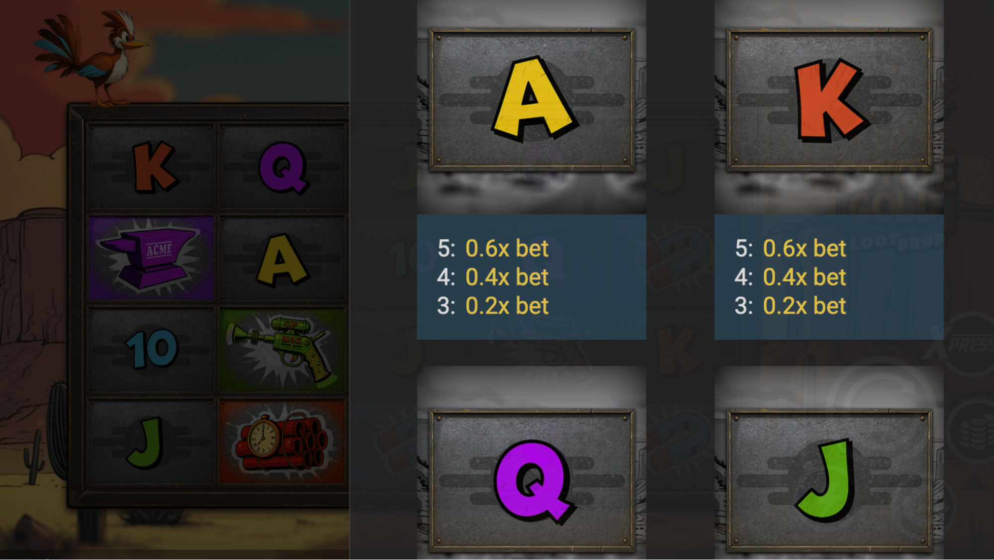 Coyote Gold Symboles