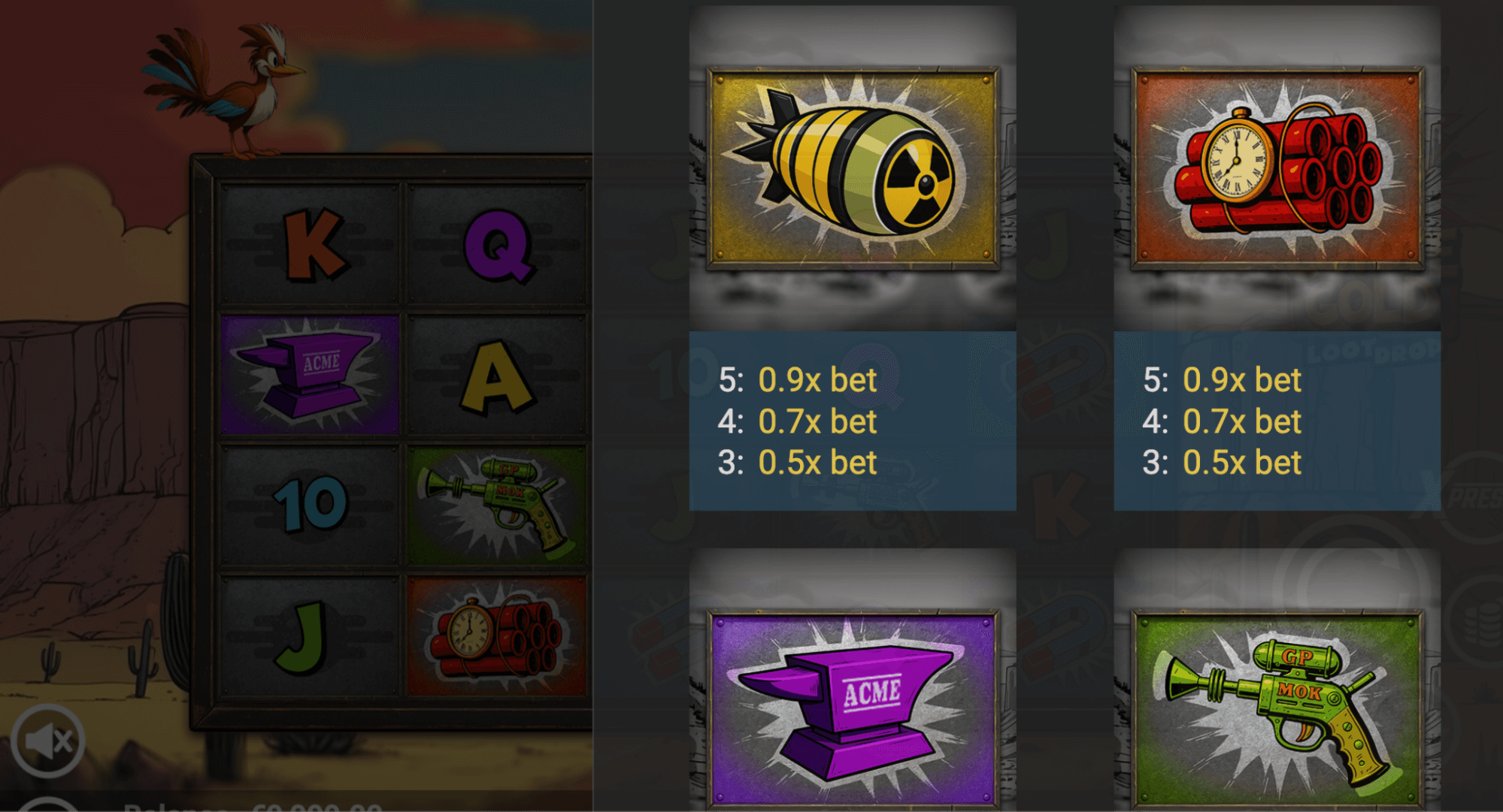 Coyote Gold Symboles