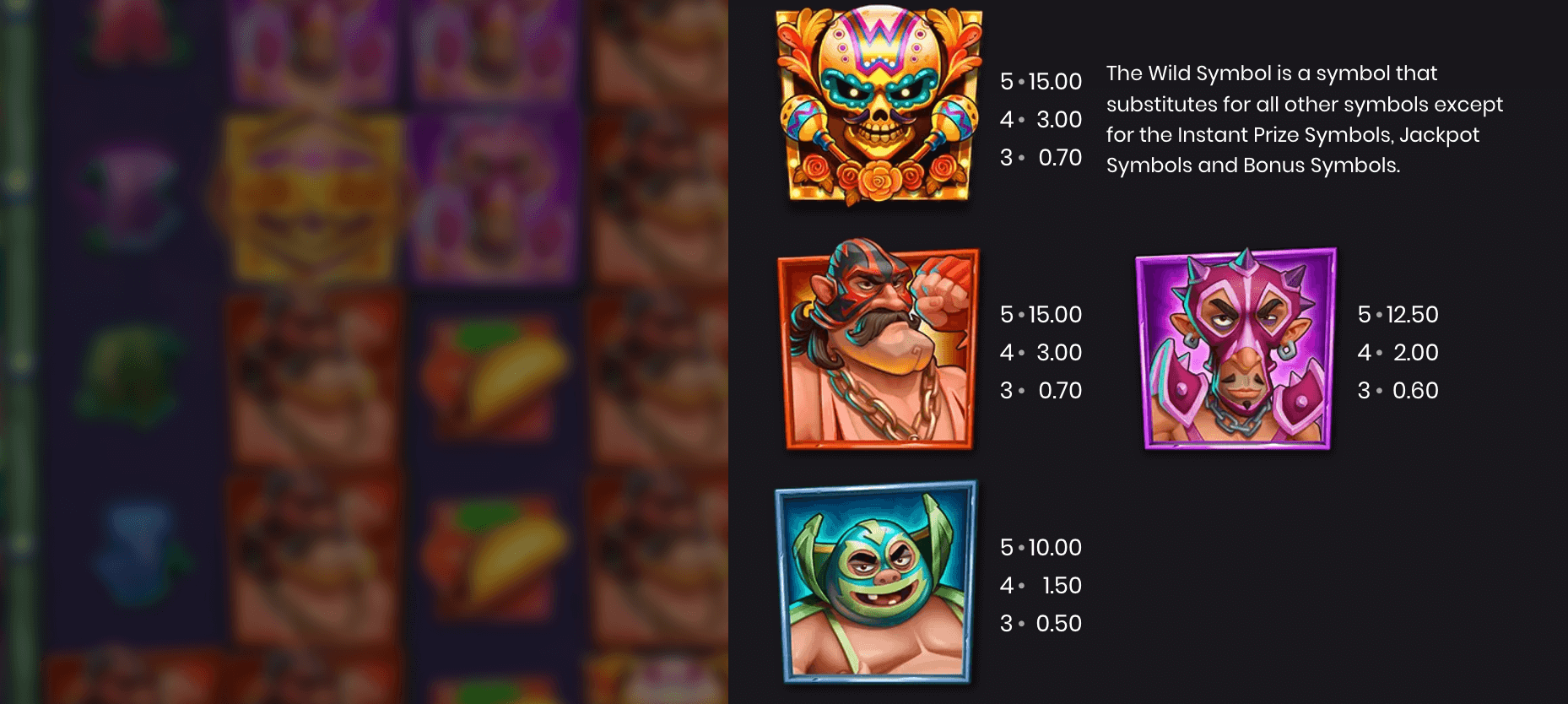 Masked Mayhem Symboles