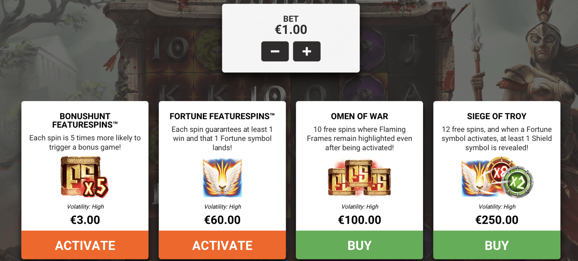 Spear of Athena Bonus