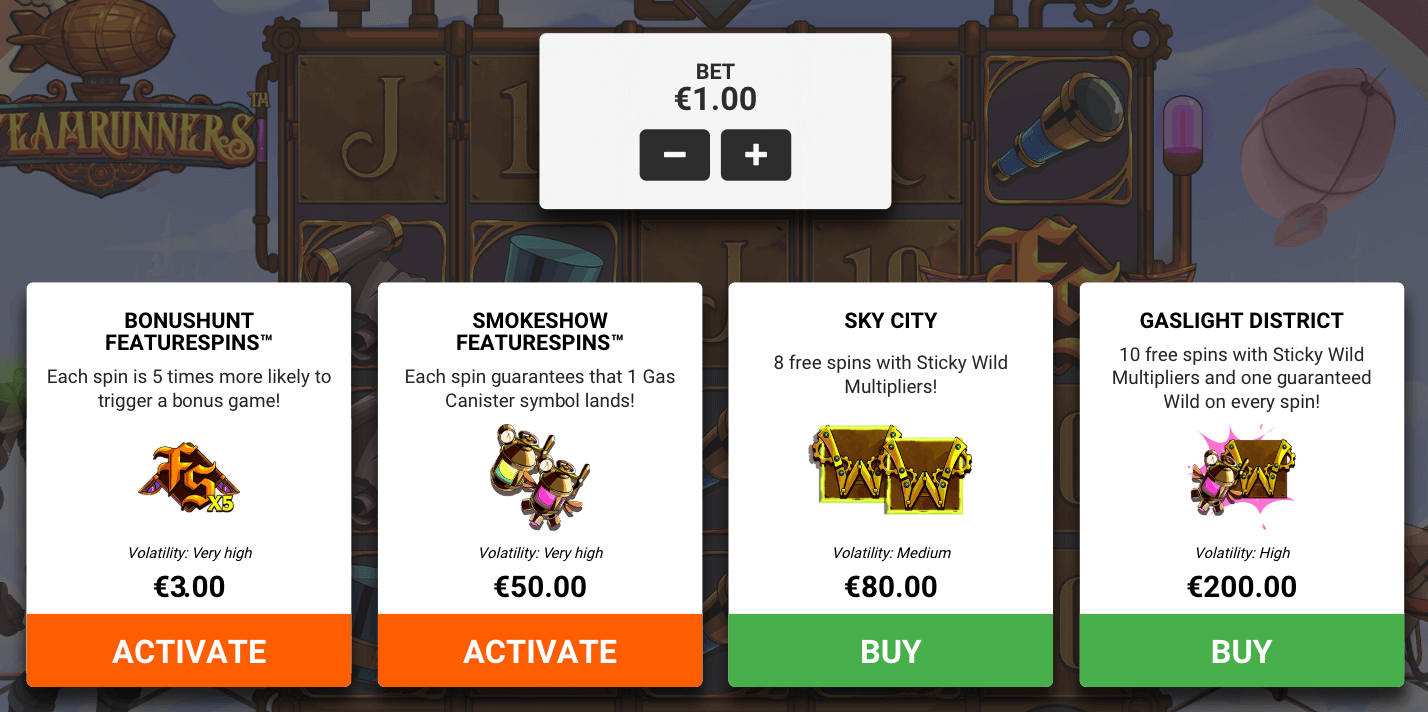 Steamrunners Bonus