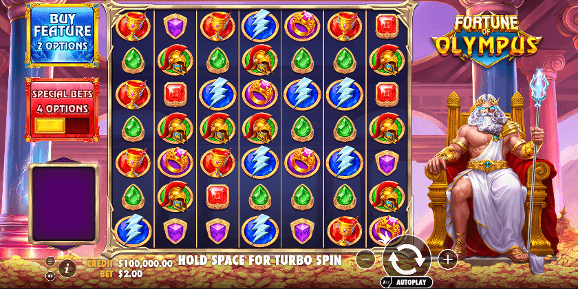 Machine à sous Fortune of Olympus