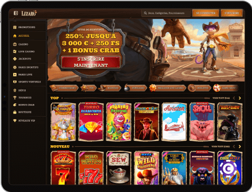 Lizaro Casino jeux