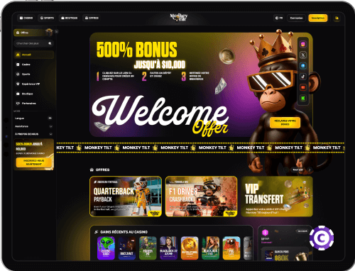 Monkey Tilt Casino jeux