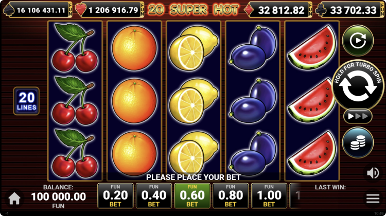 20 Super Hot Machine à sous 20 Super Hot Machine à sous