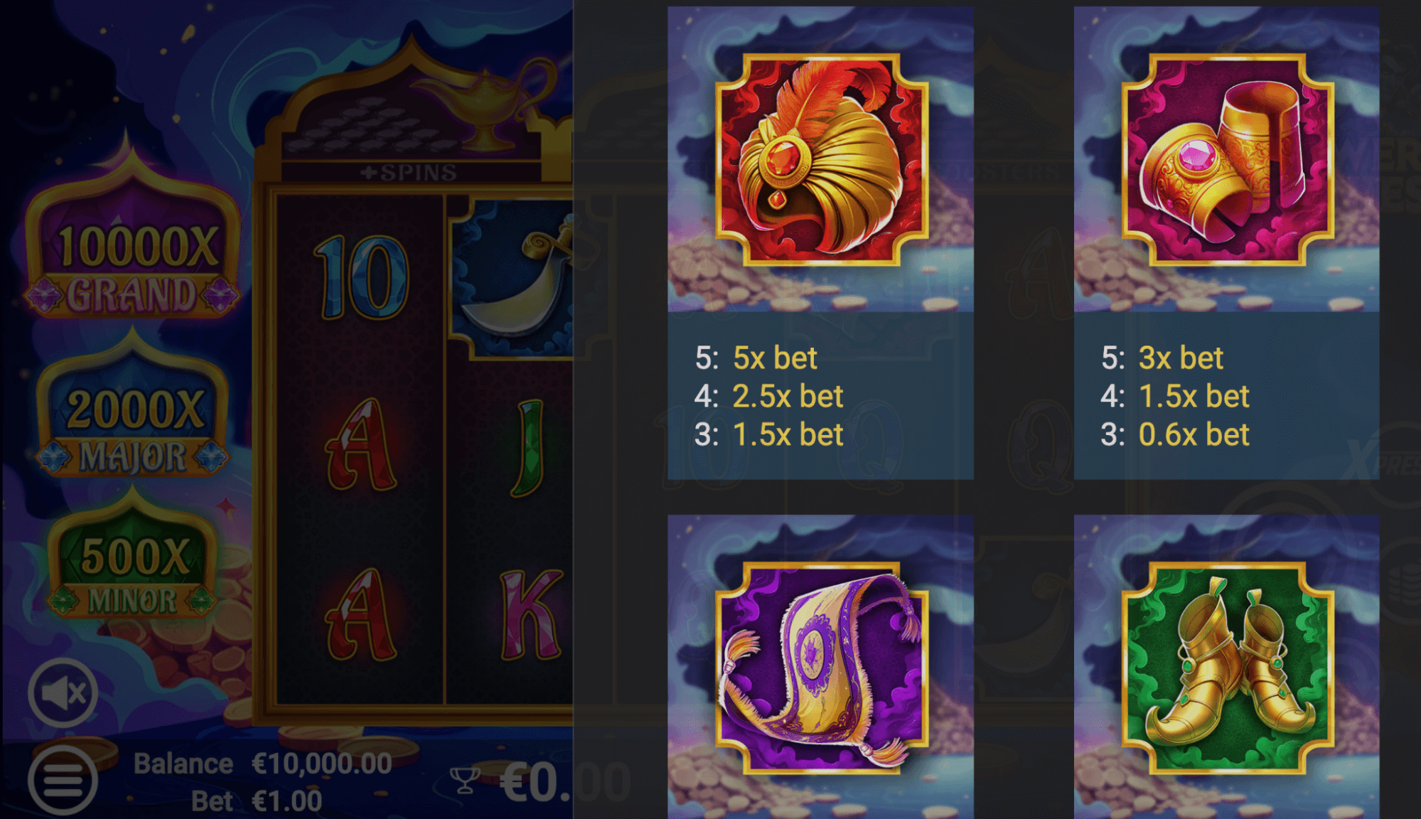 3 Power Genies Symboles