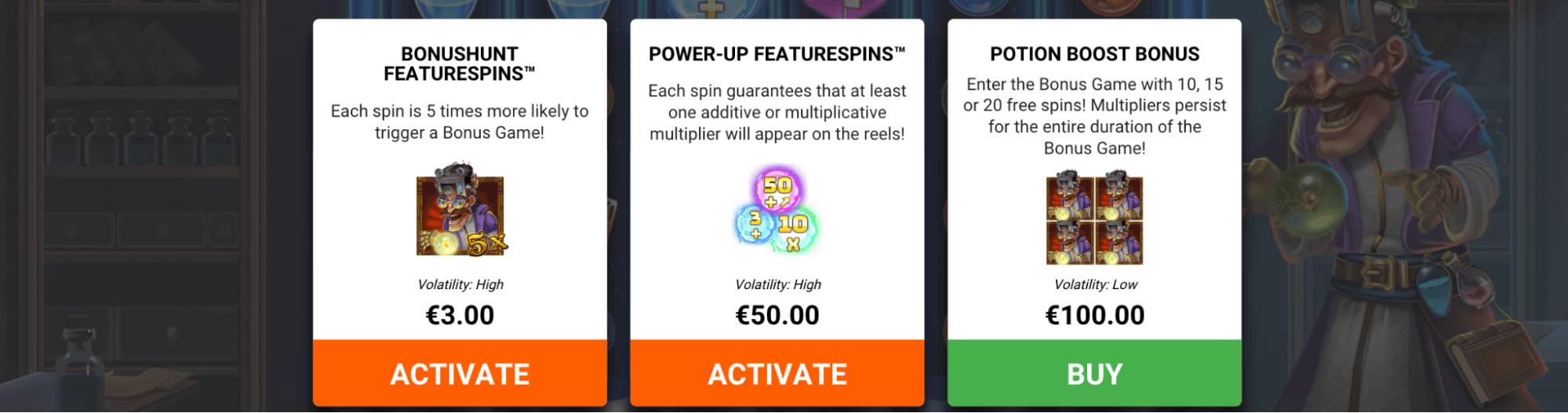 Alchemist Wonders Bonus