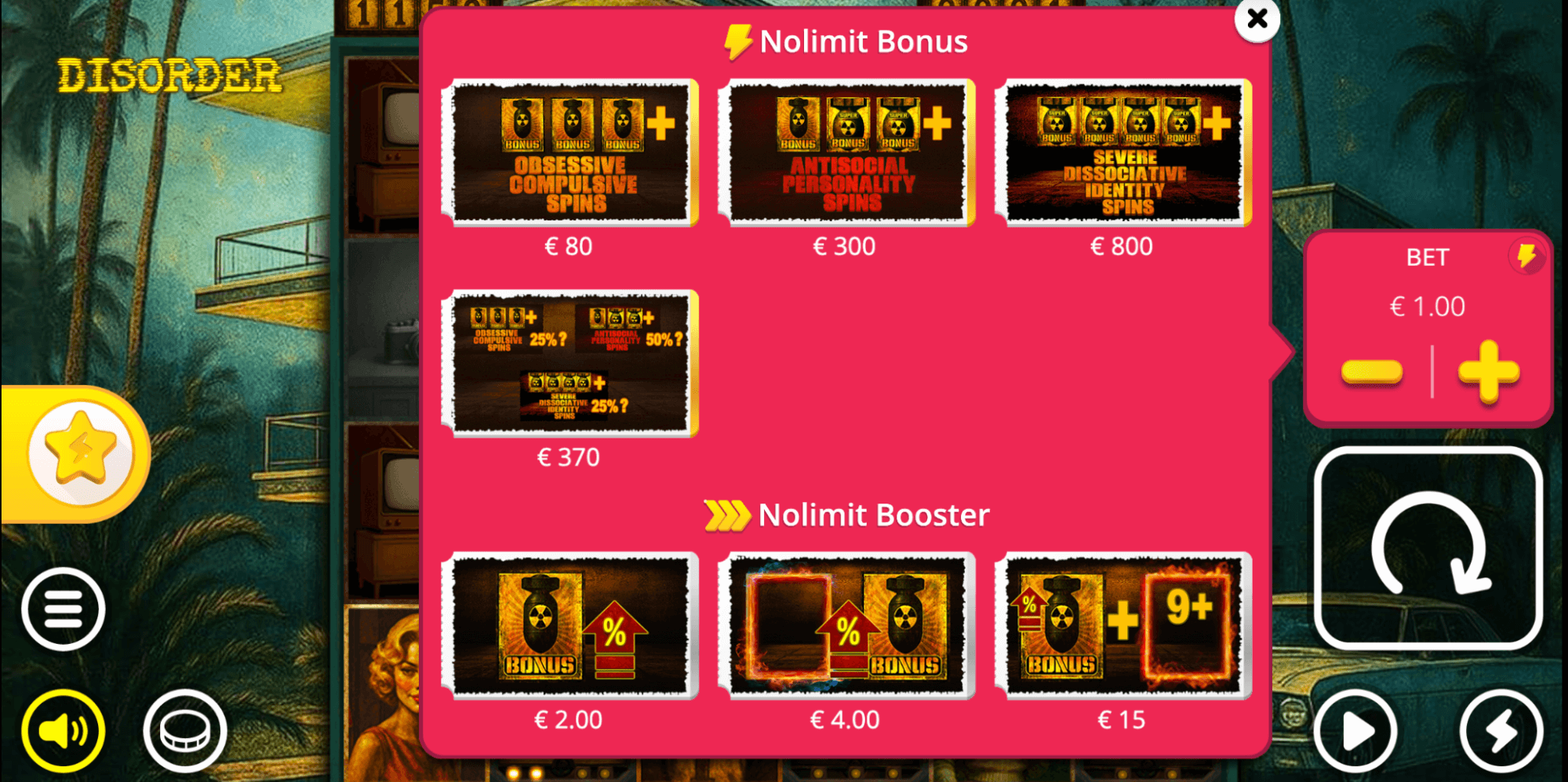 Disorder Nolimit Booster