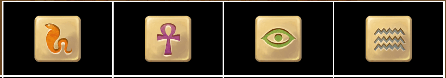 Golden Glyph Symboles