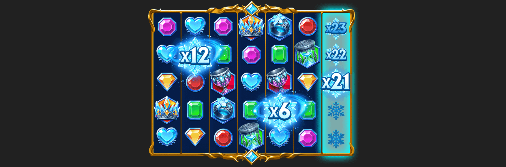 Queen Divine Heart of Ice Free Spins