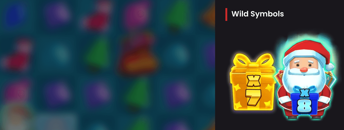 Santa Hopper Wild Symbols