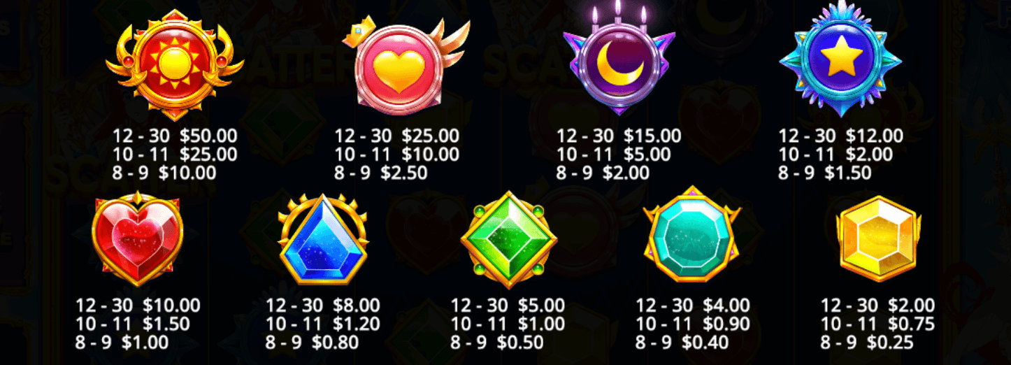 Starlight Archer 1000 Symboles