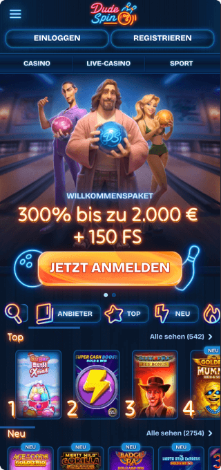 DudeSpin Casino mobile