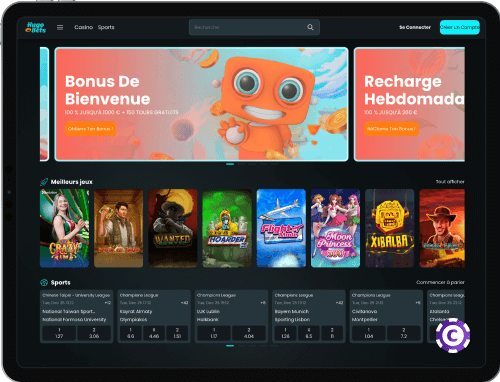 HugoBets Casino jeux