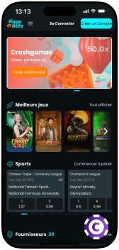 HugoBets Casino mobile