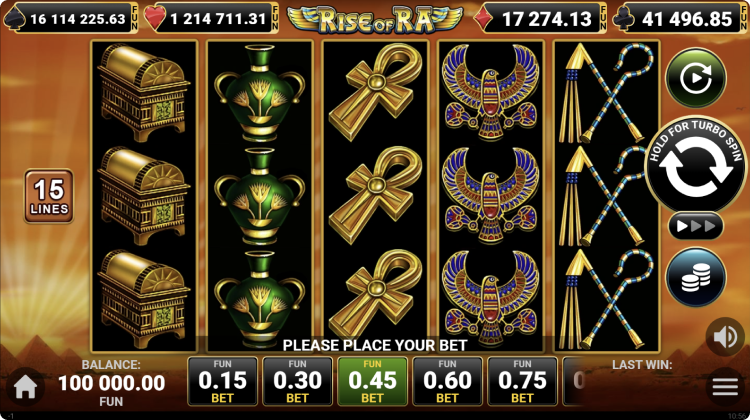 Rise of Ra Machine à sous Rise of Ra