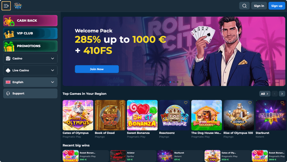 RollySpin Casino