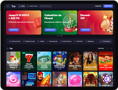 SpinAura Casino jeux