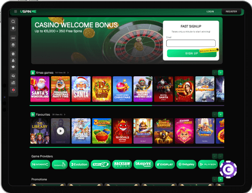 USpin Casino jeux