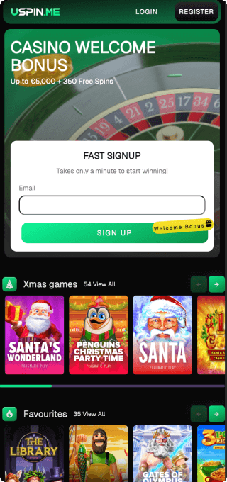 USpin Casino mobile