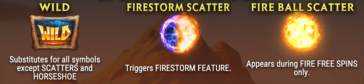 Colt Lightning Firestorm Symboles