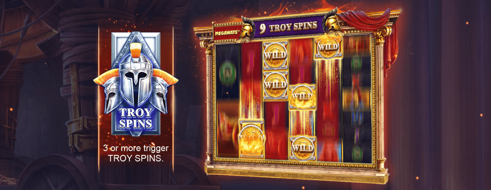 Gods of Troy Megaways Tour Bonus