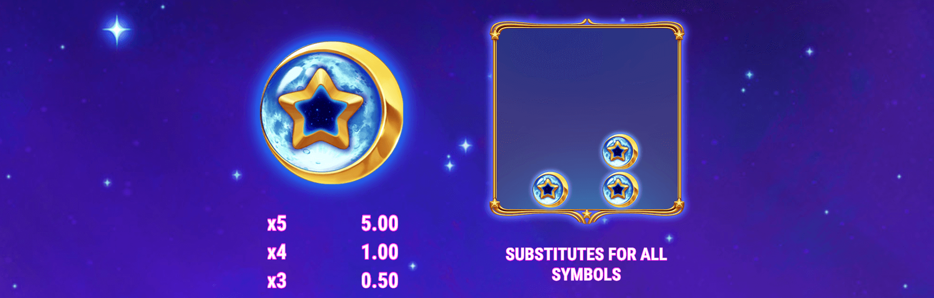 Moon Princess Stargazing Symboles