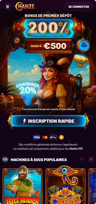 Chanze Casino mobile