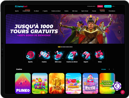 Cosmobet Casino jeux
