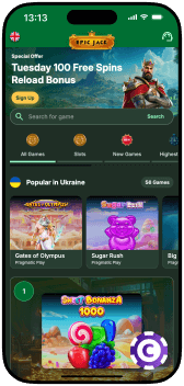 EpicJack Casino mobile