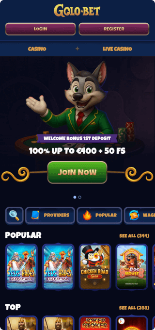 Golobet Casino mobile