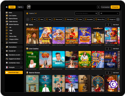 29Black Casino jeux
