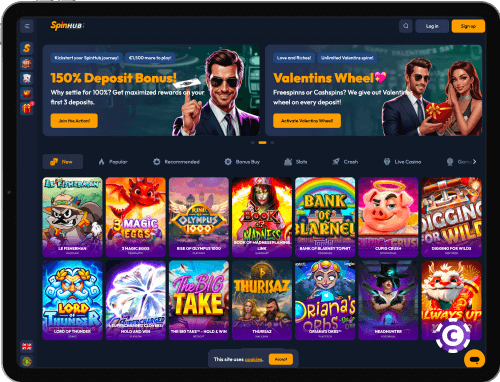 SpinHub Casino jeux