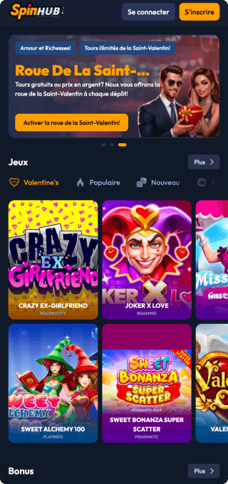 SpinHub Casino mobile