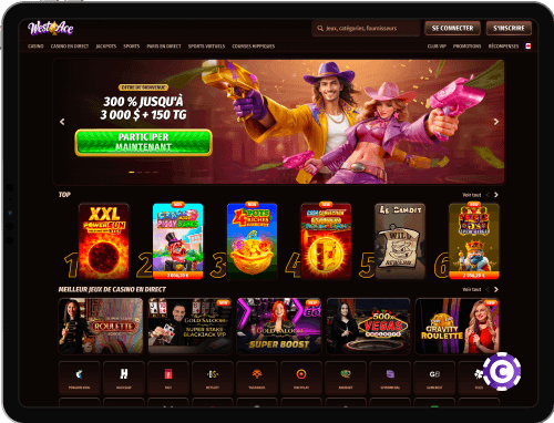 WestAce Casino jeux