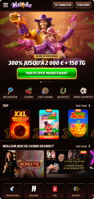 WestAce Casino mobile