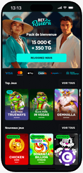 BetRiviera Casino mobile
