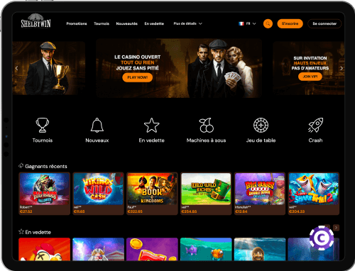 ShelbyWin Casino jeux