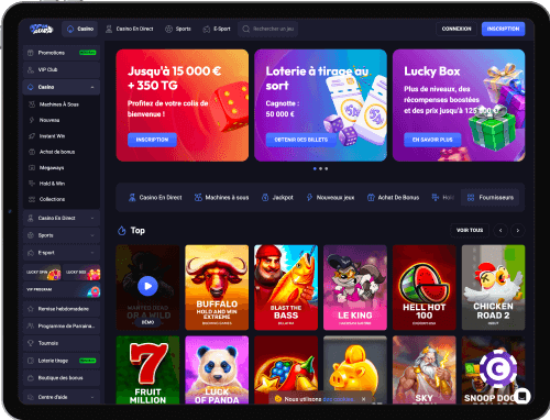 SpinAura Casino jeux