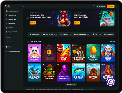 FoxSlots Casino jeux