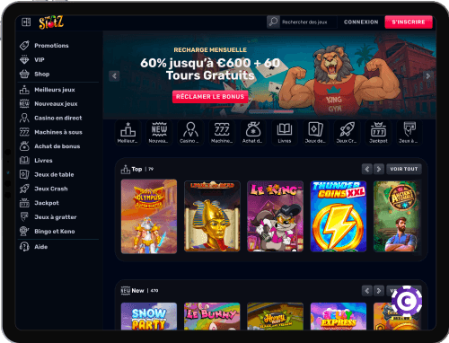 TheSlotz Casino jeux