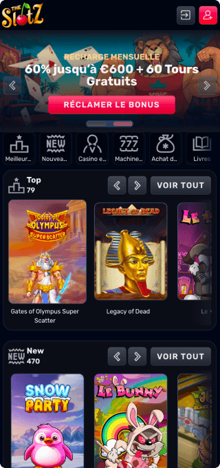 TheSlotz Casino mobile