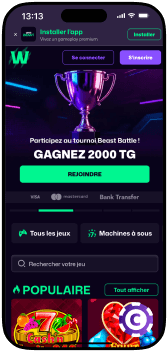 WinBeast Casino mobile