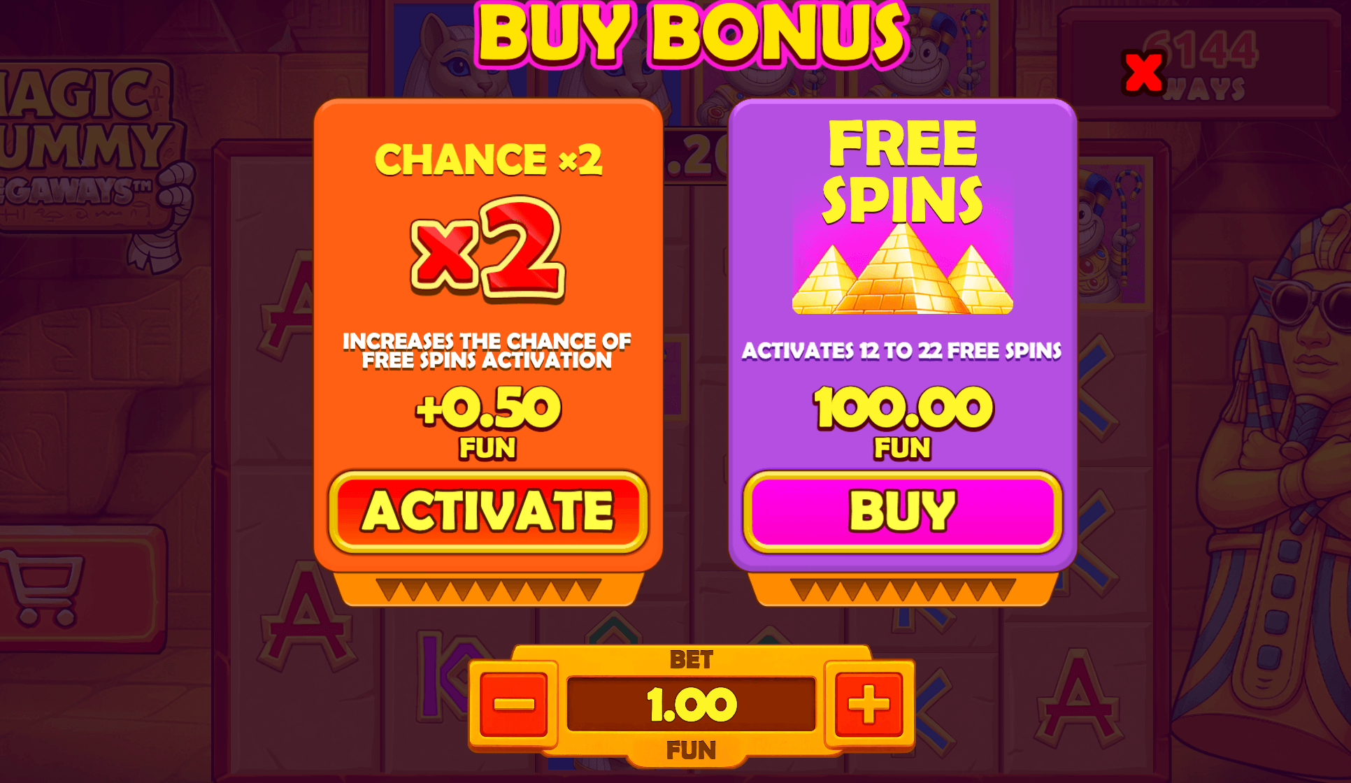 Magic Mummy Megaways Bonus