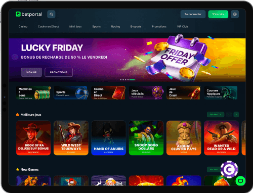 BetPortal Casino jeux