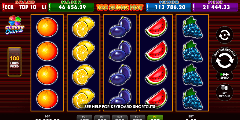 100 Super Hot EGT Interactive