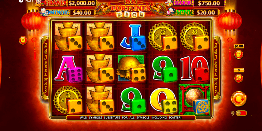 88 Fortunes Dice Light & Wonder