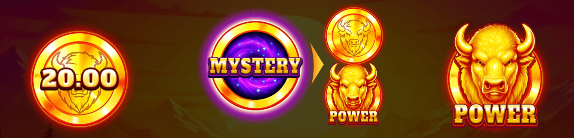 Buffalo Treasure: Hold & Win Symboles