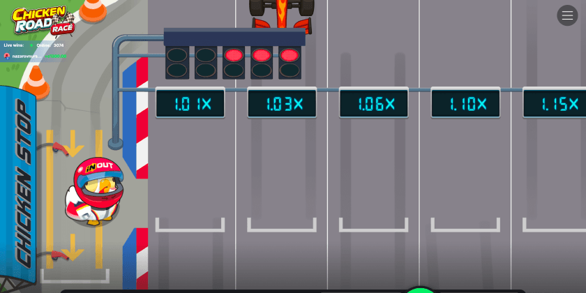 Chicken Road Race InOut Games